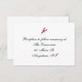 "Diep Zee" Kaarten voor ontvangst (Voorkant / Achterkant)