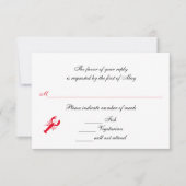 "Diep Zee" RSVP / Reageer Kaarten (Voorkant)