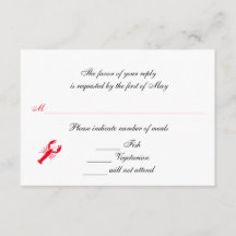 "Diep Zee" RSVP / Reageer Kaarten