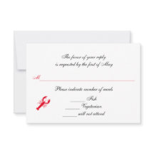 "Diep Zee" RSVP / Reageer Kaarten