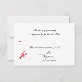 "Diep Zee" RSVP / Reageer Kaarten Kaartje