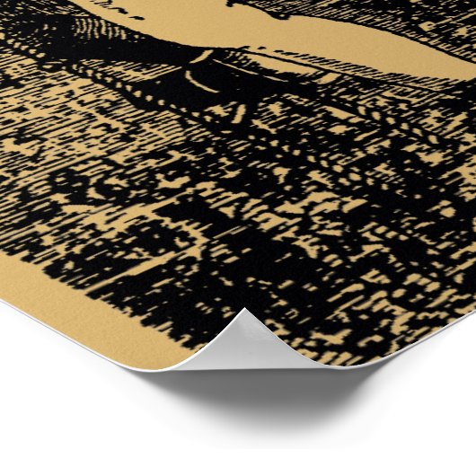  diep Zee Scuba Diver Steampunk Poster (Hoek)