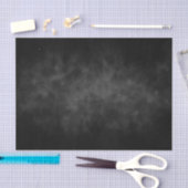 Diep zwarte bewolkte nachthemel vage sterren decou tissuepapier (Craft)