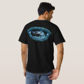 Diepblauw Wahoo T-shirt (Achterkant volledig)