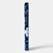 diepblauwe bloem Case-Mate iPhone case (Achterkant / Links)