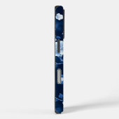 diepblauwe bloem Case-Mate iPhone case (Achterkant / Rechts)