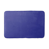 Diepblauwe effen kleur badmat (Voorkant)