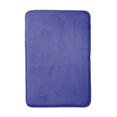 Diepblauwe effen kleur badmat (Voorkant Verticaal)