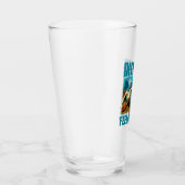Diepblauwe en fijne zeemeermin dolfijn kunst glas (Rechts)