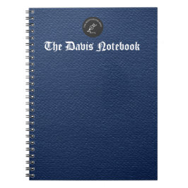 Diepblauwe getextureerde minimalistische achtergro notitieboek