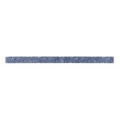 Diepblauwe Glitter Verjaardag Satijnen Lint (Voorkant)