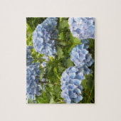 Diepblauwe Hortensia's Legpuzzel (Verticaal)