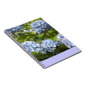 Diepblauwe Hortensia's Notitieboek (Rechterzijde)