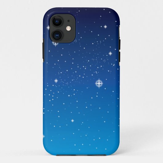 Diepblauwe sterrenhemel Case-Mate iPhone case (Achterkant)