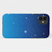 Diepblauwe sterrenhemel Case-Mate iPhone case (Achterkant (horizontaal))