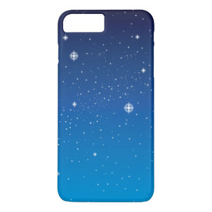 Diepblauwe sterrenhemel Case-Mate iPhone case