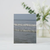 Diepblauwe zeeën briefkaart (Staand voorkant)