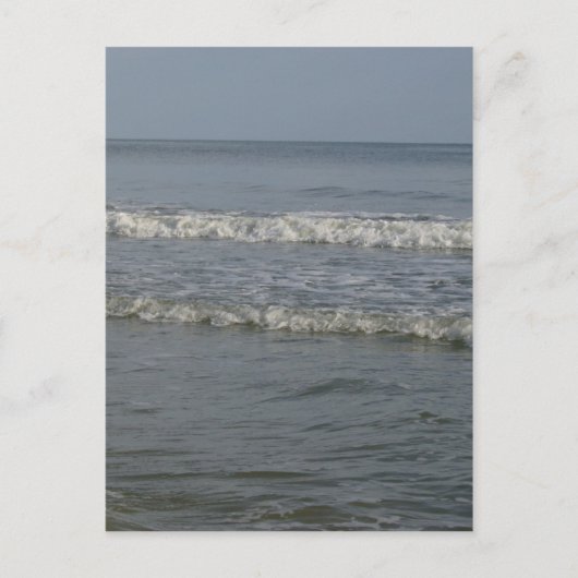 Diepblauwe zeeën briefkaart (Voorkant)