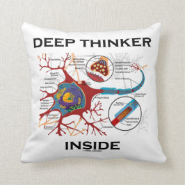 Diepduinker binnenin (Neuron Synapse) Kussen