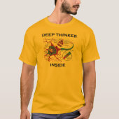 Diepduinker binnenin (Neuron Synapse) T-shirt (Voorkant)
