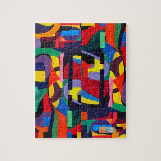 Diepe abstracte kunst van Alicia McDaniel Fine Art Legpuzzel (Verticaal)