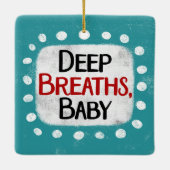 Diepe ademhaling, Baby Ornament (Achterkant)