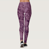 "Diepe Amethist  kant" Leggings (Achterkant)