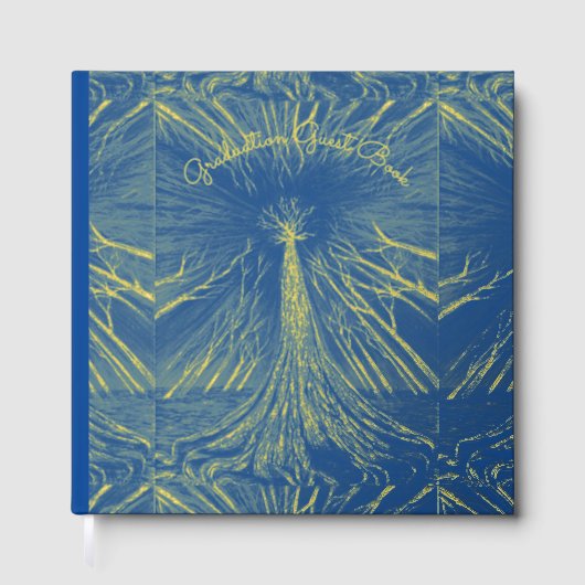 Diepe Blauwe Boom der Kennis Gastenboek (Voorkant)