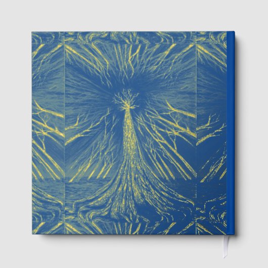 Diepe Blauwe Boom der Kennis Gastenboek (Achterkant)