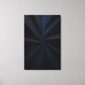 Diepe Blauwe Draaikolk Canvas Afdruk (Voorkant)