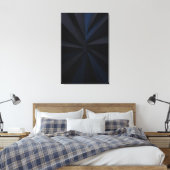Diepe Blauwe Draaikolk Canvas Afdruk (Insitu (Slaapkamer))