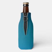 Diepe Blauwe Onderwater Gloed Flesjeskoeler (Fles Achterkant)