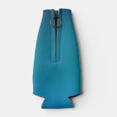 Diepe Blauwe Onderwater Gloed Flesjeskoeler (Achterkant)
