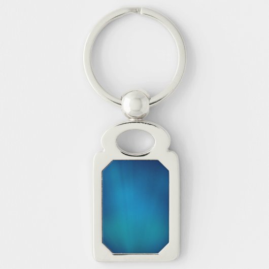 Diepe Blauwe Onderwater Gloed Sleutelhanger (Voorkant)