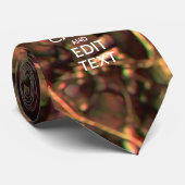 Diepe Bossen Camouflage houden kalm Jouw tekst! Stropdas (Opgerold)