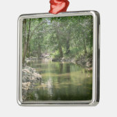 Diepe Bossen Creek Metalen Ornament (Links)