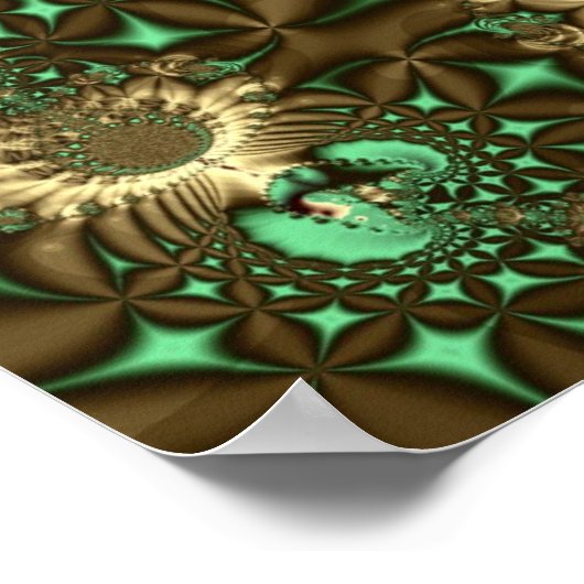 diepe bossen poster (Hoek)