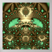 diepe bossen poster (Voorkant)