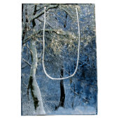 Diepe Bossen Winter Wonderland Magical Gift Bag Medium Cadeauzakje (Achterkant)