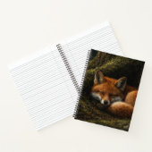 Diepe bossluimering | Red Fox Art | Notitieboek (Binnen)