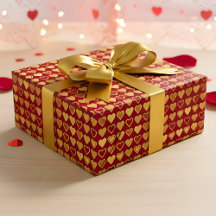 Diepe Bourgogne Luxe Hartjes Valentijnsdag Cadeau