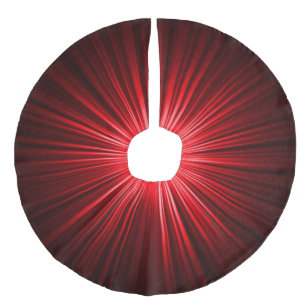 Diepe Bourgogne Wine Rood kerstboomrok Imitatie Linnen Kerstboom Kleed