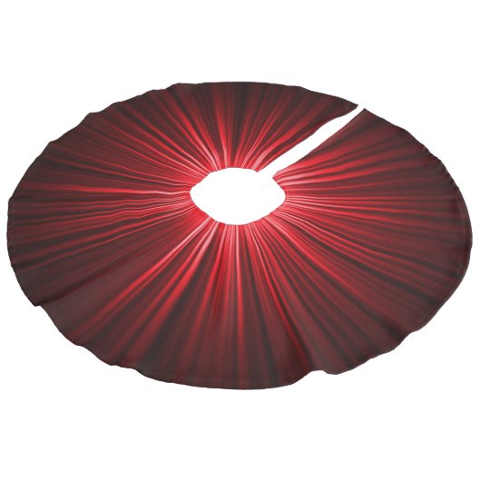 Diepe Bourgogne Wine Rood kerstboomrok Imitatie Linnen Kerstboom Kleed (Gekanteld)