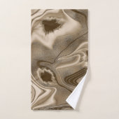 DIEPE CHOCOLADE STRALENDE ELEGANTIE BADHANDDOEK SE BAD HANDDOEK (Handdoek)