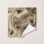 DIEPE CHOCOLADE STRALENDE ELEGANTIE BADHANDDOEK SE BAD HANDDOEK (Wasdoekje)