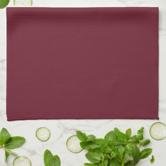 Diepe Cranberry Keukenhanddoek (Gevouwen)