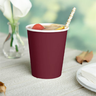 Diepe Cranberry Papieren Bekers