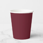 Diepe Cranberry Papieren Bekers (Achterkant)