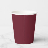 Diepe Cranberry Papieren Bekers (Rechts)