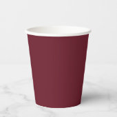 Diepe Cranberry Papieren Bekers (Voorkant)